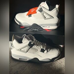 Nike Air Jordan 4 Retro White Cement Reimagined Size 10 Brand New- OG box